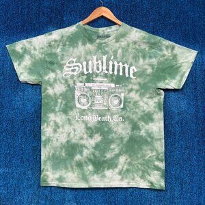 Sublime 40oz to Freedom Long Beach Boombox Band Tie Dye L